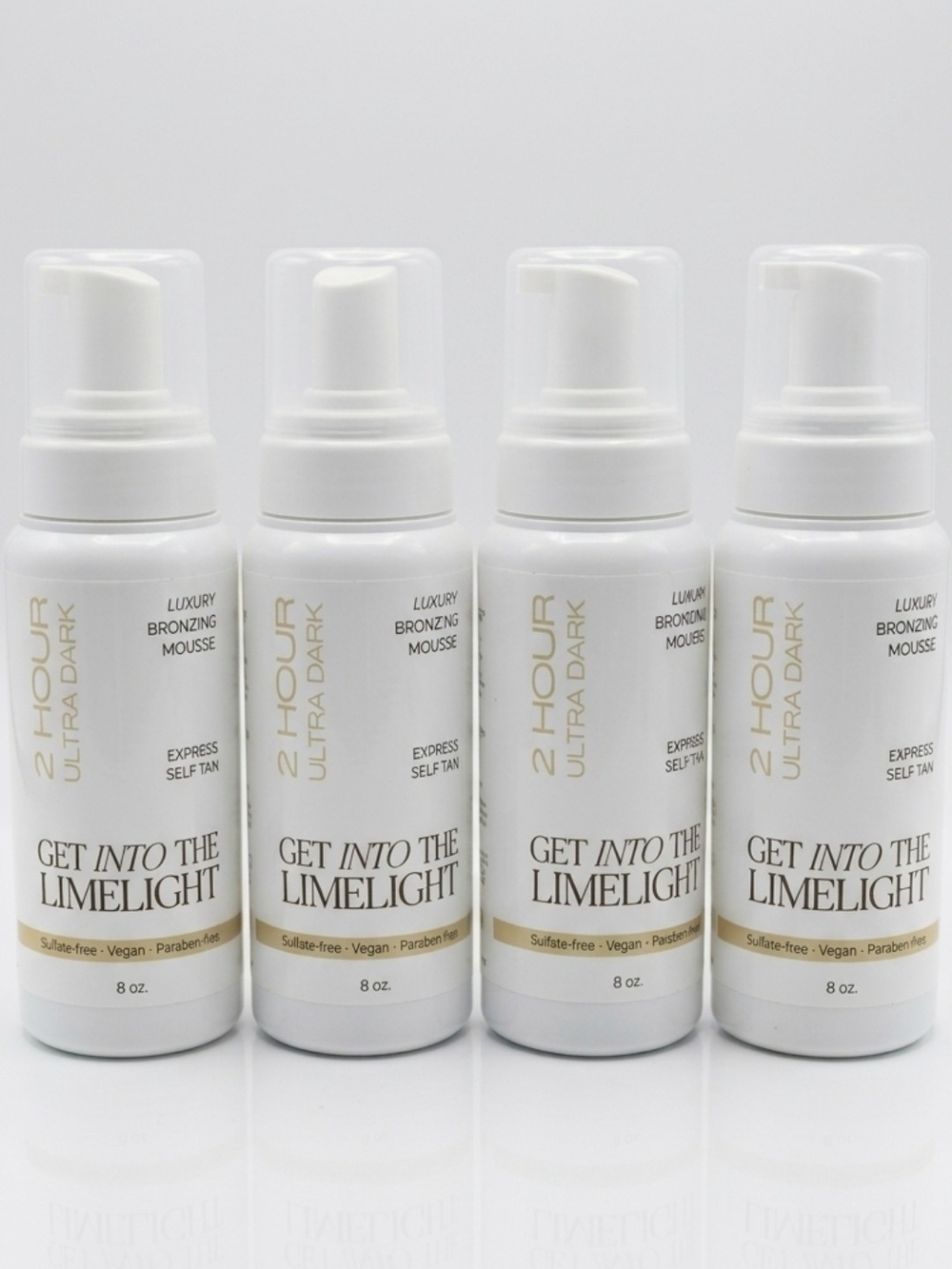 GET INTO THE LIMELIGHT 2 Hour Ultra Dark Luxury Bronzing Mousse -(Pack Of 4)
